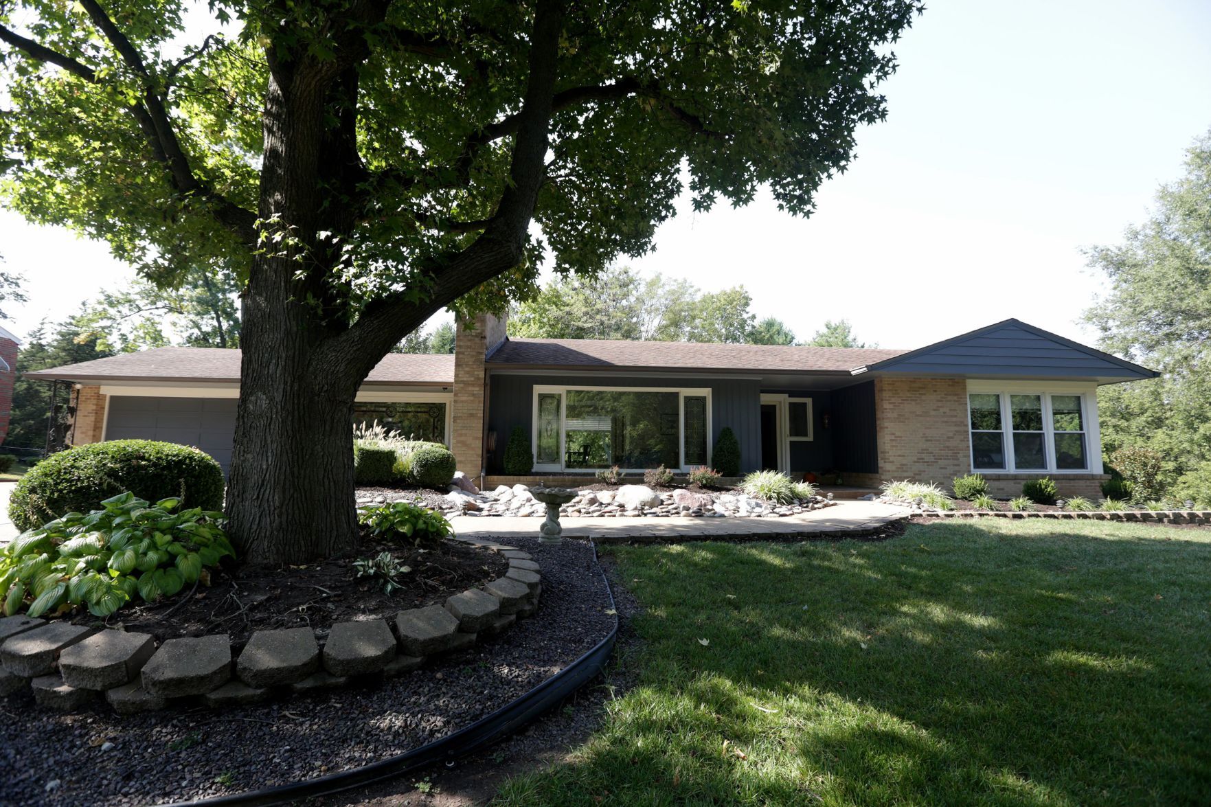 At Home in Affton mid-century ranch